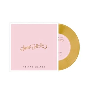 Ariana Grande - Santa Tell Me 7" Vinyl Single - Golden - Limited - NEW - Imagen 1 de 1