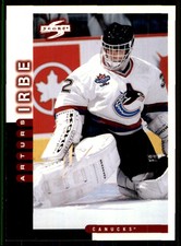 1997-98 Score Arturs Irbe Vancouver Canucks #7