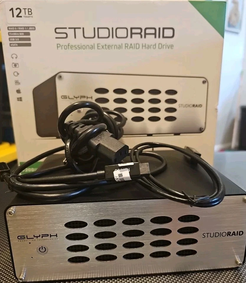 Glyph SR8000 Studio Raid 12 TB 7200 rpm USB 3 FW800 ESATA Foto 1 de 3