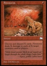 1x Firestorm LP, English MTG Weatherlight