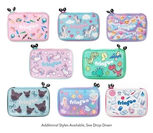 Girls Boys Kids Hardtop Pencil Case Cute Embossed Cover Large Multi-Compartment  - Picture 1 of 66