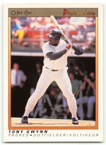 1991 O-PEE-CHEE PREMIER TONY GWYNN SAN DIEGO PADRES #59