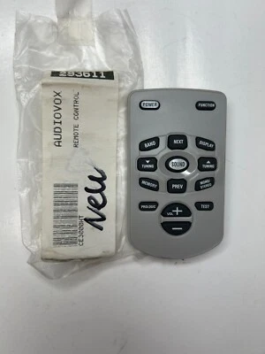 AUDIOVOX CE3000HT Home Theatre System Remote Control, Gray - OEM NOS - Image 1 of 2