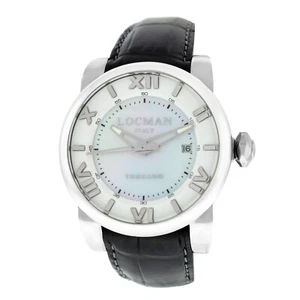 New Locman Toscano Men's MOP Stainless Steel Ref. 590 Automatic 42MM Watch - Picture 1 of 11