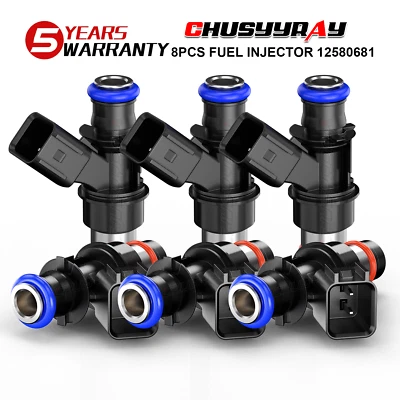 Fuel Injectors For Chevy Silverado GMC Sierra 1500 4.8L 5.3L 6.0L 2007 2008 2009 - Image 1 of 4