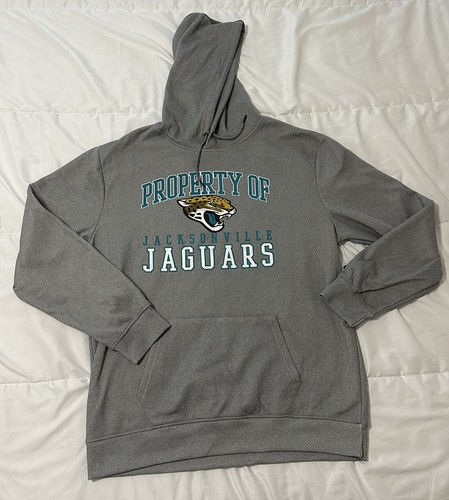 VETEMENTS Jacksonville Jaguars NFL Team Apparel Men's Graphic Hoodie Gray SZ XL NWT