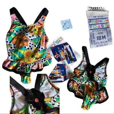 Leotardo Floral Tostado Francés Bebé Talla 18 Meses Foto 1 de 4