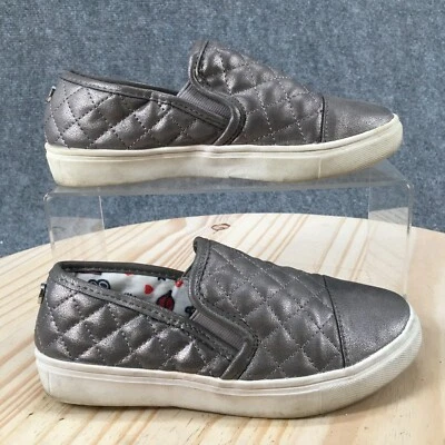 Steve Madden 鞋 Youth 2 男孩 Jzaander 绗缝休闲懒人运动鞋灰褐色 — 第 1/4 张图片