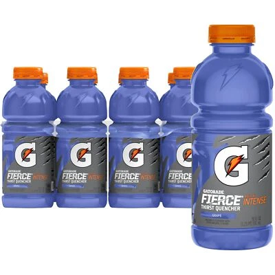Bebidas deportivas Gatorade Thirst Quencher uva feroz artificial paquete de 20 fl oz... Foto 1 de 4