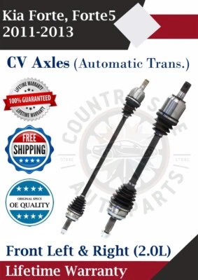 Eixos dianteiros CV para 2011-2013 Kia Forte/Forte5 2.0L automático Trans. Lifetime Wa. - Imagem 1 de 4