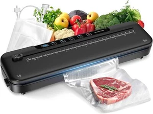 Sigillatrice Sottovuoto Commerciale Sigillatrice a Pasto Risparmio Alimentare 75Kpa 6 in 1 Sigillatrice Alimenti - Foto 1 di 8