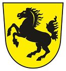 1X Sticker Stuttgart Coat Of Arms Deutschland For Fridge Door Locker Toolbox