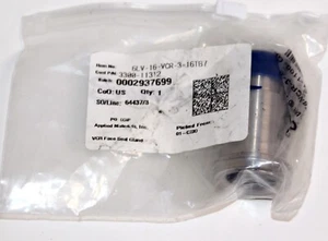 Swagelok 6LV-16-VCR-3-16TB7, 316L VAR VCR Face Seal Fitting, Long Tube Butt Weld - Picture 1 of 11