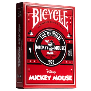 JKR10039310 Bicycle Playing Cards: Bicycle: Disney Mickey Red - Picture 1 of 1