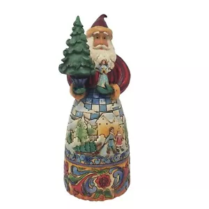 Jim Shore Heartwood Creek SIMPLE GIFTS Santa Figure 4008993 Christmas Holiday - Picture 1 of 12