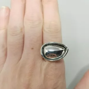Vintage Silpada Clean Slate Ring, Size 7, R3361 Sterling Silver Retired Stamped - Picture 1 of 9