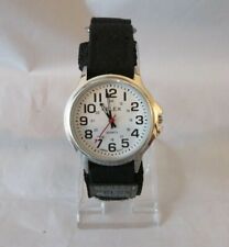 Gents / Teens Easy to Read Watch with Chrome Case & White Face Quick Release 