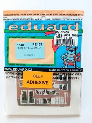 Eduard FE459 F-16I SUFA interior S.A. KINETIC Scala 1/48 - Immagine 1 di 3
