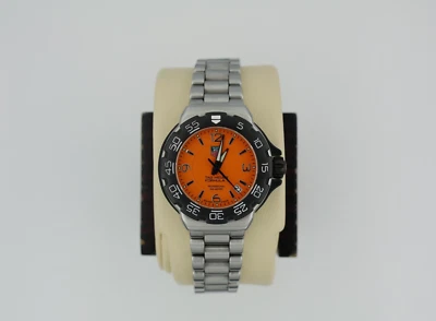 Tag Heuer WAC1213.BA0851 Midsize Formula 1 Watch Orange Silver Black Mens Womens - Image 1 of 4
