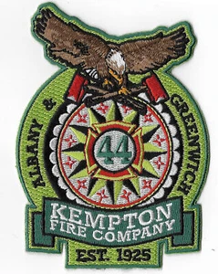 KEMPTON  PA FIRE Station 44  Albany & Greenwich  Est 1925 NEW Fire Patch - Picture 1 of 1