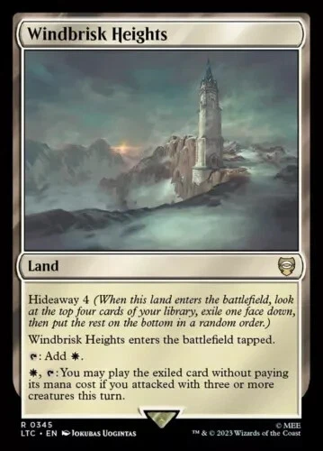 Windbrisk Heights - 345 - NM - Commander: The Lord of the Rings - MTG - Image 1 of 1