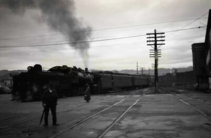 1941 ATSF Santa Fe Steam Locomotive #806 - Vintage Railroad Negative & Photo - Picture 1 of 4
