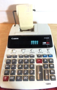 Canon P170-DH 2-Farbdruck Taschenrechner/Uhr/Kalandar (getestet) gebraucht - Bild 1 von 17