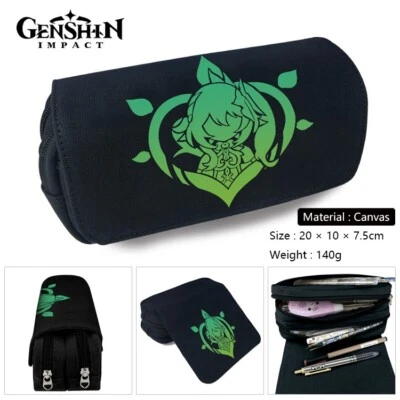 Genshin Impact Game Federtasche Stiftetui Schlamper Etui pencil bag 20x10x7.5cm - Bild 1 von 4