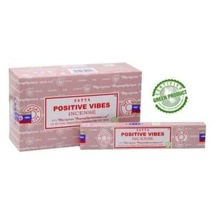 Satya Nag Champa Positive Vibes Räucherstäbchen - Box 12 Stück - Bild 1 von 4