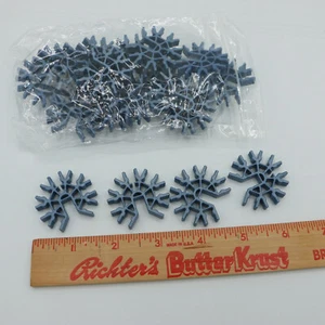 19 Metallic Blue 7 Position Long Slot Connector KNEX 3D Building Standard Parts - Picture 1 of 1