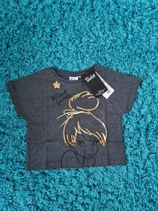 Girls Disney TinkerBell Cropped T-shirt 3-4 Years BNWT - Picture 1 of 4