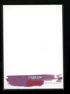 Marvel 2022 Fleer Ultra Avengers Artist Sketch Card Blank C2 - Picture 1 of 2