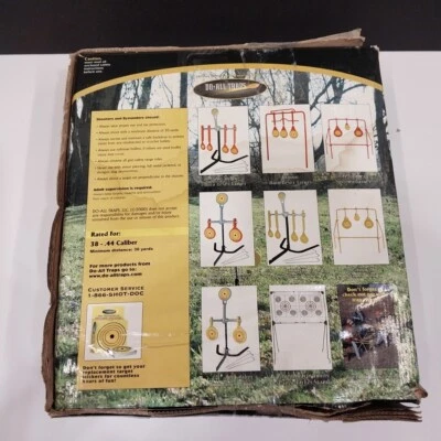 Do-All Outdoors Steel Auto Resetting Spinner Shooting Target Rated for .38-.44  - Image 1 of 4