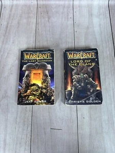 WarCraft - #2 Lord of the Clans #3 The Last Guardian x2 Small Pocket PB Books - Picture 1 of 13