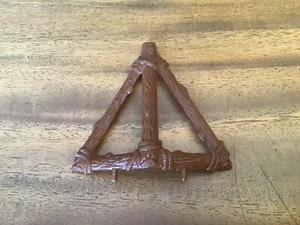 STAR WARS Playset EWOK VILLAGE Wooden Support Beams Bracket 1983 Original Part - Bild 1 von 10