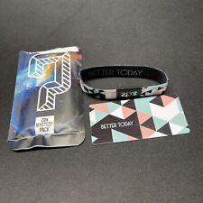 ZOX **BETTER TODAY** Silver Single med mystery pack Wristband w/Card