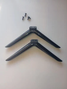 Onn Tv stand legs Models 100012584 100016992 LD3960-SJ30-01 W screws Fr Ship - Picture 1 of 2