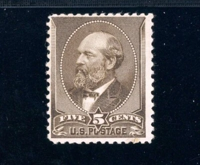 USAstamps Unused FVF US 1882 Bank Note Scott 205 OG MHR SCV $240 - Image 1 of 2