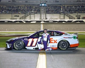 Denny Hamlin #11 2024 NASCAR Daytona 500 8"X10" Glossy Photo Print - Picture 1 of 1