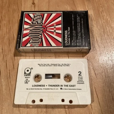 Loudness – Thunder In The East CASSETTE TAPE 1st US issue anthem judas priest - Image 1 of 4