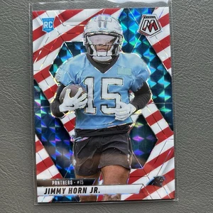 Jimmy Horn Jr Red White Rookie 2025 Panini Mosaic Carolina Panthers - Picture 1 of 2