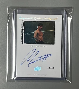 MIKE MALOTT 🏆MMA/UFC ✨RARE✨ (#43/49) AUTHENTIC AUTOGRAPHED ✨ROOKIE✨ CARD!!! UD - Picture 1 of 2