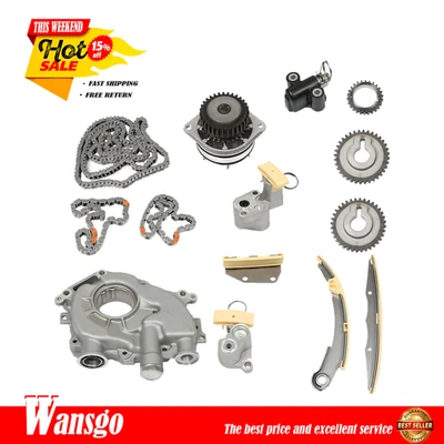 Fit For NISSAN PATHFINDER 2005-2010 4.0L Timing Chain Kit Water Oil Pump - Image 1 of 4