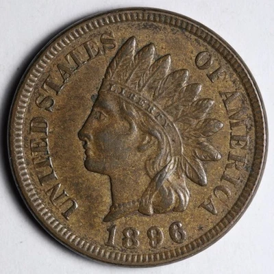 1896 Indian Head Cent Penny UNC *UNCIRCULATED* MS E131 JWNH - Image 1 of 2