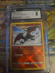 Radiant CHARIZARD HOLO CGC 8 - Picture 1 of 1
