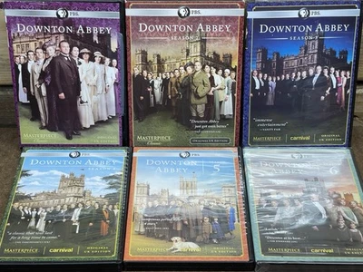 Downtown Abby Complete Series Set Seasons 1-6 DVD Foto 1 de 4