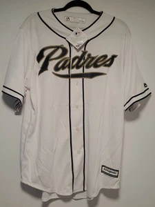 NWT MAJESTIC GENUINE SAN DIEGO PADRES MLB BASEBALL JERSEY GYORKO WOMEN White LG - Picture 1 of 11