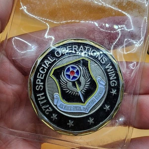 USAF 27th Special Operations Wing Challenge Coin Cannon Air Force Base NM - Picture 1 of 4
