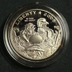 2008-S Bald Eagle Proof Commemorative Half Dollar with Box & COA - Picture 1 of 4