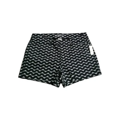 Pantalones Cortos Old Navy Negro Blanco, Talla 12 Regular - Nuevos con Etiquetas - Patrón Geométrico Azteca  Foto 1 de 4